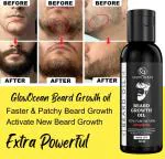 GLOW OCEAN - GLOW EVERYDAY Export Quality Beard Growth oil-Extra Powerful with 16 Active Ingredients Beard Hair Oil (50 ml)