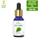 Homeda Tea Tree Essential Oil (200 ml) for Skin Acne, Hair, Face, Musquito care, 100% Pure Teatree, Titri , Natural and Organic Essential Oil
