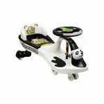 Goyal's Black and White Plastic Panda Magic Car for Kids