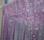 My Party Suppliers Purple String Line Decorative Curtain for Home Decoration