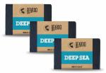 Beardo Deep Sea Brick Soap, 125 Gm (Pack Of 3)