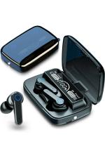 Livebeat Black M19 Earbuds Power Bank with Torch Bluetooth Headset