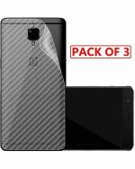 GADGETRONICS OnePlus 3 or 3T Transparent Plastic 3D Screen Guard (Pack of 3)