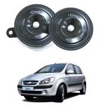 Oshotto FK-L90 electromagnetic 12V Disc Horn For Hyundai Getz (Set of 2, Black)