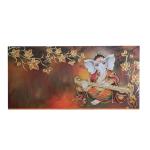 Fonsie Ganesh ji design cash envelopes for gifting money on wedding gift, baby shower gift, shagun, family gatherings with name space orange pack of 30.