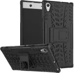 Leyon Black Plastic Back Cover For Sony Xperia Xa1