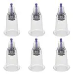 Crescent Hijama Wet Cupping Therapy Cups, 6 Cups, Size 6