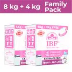 IBF Ilentine Beltin Filtec Front Load Detergent Powder 4 kg (Get Extra 2 kg Free) Pack Of 2 (8kg+4kg Family Pack)