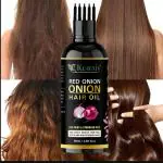 KURAIY Red Onion oil Anti-Frizz Hair Serums Hair Growth Essential Oil Damaged Care Repair Nursing Frizzy Hair Scalp Care 50ml