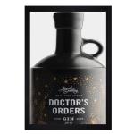 Chaque Decor Doctor'S Orders Handmade Gin Texture Paper Framed Art Print 19.25 Inches X 13.25 Inches,Perfect for Home Decor, For Living Room, Bed room, Office, Hotel,wall decoration