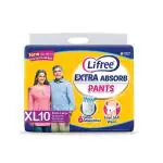 Lifree Ultimate Comfort and Convenience: Adult Diapers 10 Pieces Pack of 1-XL