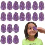MAYCREATE 20Pcs Kids Eye Cover, Breathable Cotton Eye Patch For After Surgery, Non-Woven Fabric Adhesive Single Eye Cover For Eyesight Correction