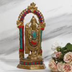 ARTVARKO Brass Lord Venkateswara Statue - 12 inch