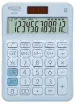 Bambalio 12 Digits Electronic Calculator | Model - BL-350 | 3 Years Warranty | Colour - Sky Blue