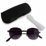 THE VITREOUS Rimless Stylish & Premium Polarized Sunglasses | 100% UV Protected | Men & Women | Extra Wide | Sunglass