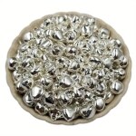 SHILPMART 100 Pcs 8mm Silver Bell Beads Multiple Styles for DIY Beading Bracelet Necklace Other Hanging Decor Jewelry Making Craft Supplies