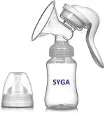 SYGA Manual Breast Pump with Feeding Nipple