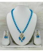 Jn Handicraft Alloy Copper-Plated White Jewel Set For Women And Girls