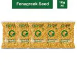 Goshudh Dana Methi 5 kg (1Kg X 5 Pack) Fenugreek Seeds