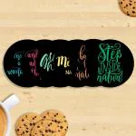 CLAWCRAFTS Step Inside Nature Coasters with Unique Designs for Dining Table, Coaster for Home Decor, Coaster for Office Table, Coaster Gift Set