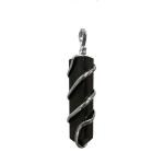 Astroghar Black Tourmaline Alloy Black Pendant For Men And Women