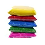 BRIGHT BLOOM Rangoli colors 300 Gram Each Red, Yellow, Pink, Kai Green, Blue