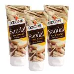 Ozone Ayurvedics Sandal Face Wash - 60 ml (Pack of 3)
