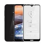 HOBBYTRONICS Edge To Edge Tempered Glass Screen Protector For Nokia 4.2 With Installation Kit (Black) (Pack Of 2)