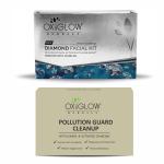 Oxyglow Herbals Oxyglow Herbals Diamond Facial Kit 50G And Oxyglow Herbals Pollution Gaurd Cleanup 40 Gm (Pack Of 2)