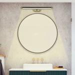 Gesto 6W Antique Brass Finish Led Mirror Picture Wall Light- Dressing Table Lights | Vanity Lights | Bathroom Lights for Wash Basin | 13 Inch Wall Spotlight for Painting(Warm White,3000K)-Pack of 1