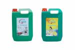 GASOLINE Home Care Washing machine liquid detergent green + Dish Cleaning Gel green (5+5 ltr)