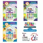 WordWhiz Vocabulary Development 3 Levels Edu-Packs + free Alpha-King Apps| 300 Pages of IntelliGame Activities for Class 3-10 School Students Play (alone/ with sibling) & Learn 3000+ words with Usage