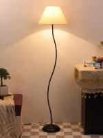 Devansh 40 W White Metal Conical Floor Lamp