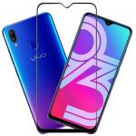 Hobbytronics Vivo Y93 Black Scratch Resistant, Anti Fingerprint with Bubble Proof, Tempered Glass Screen Protector (18 x 10 x 2 cm)