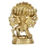 ARTVARKO Decorative Brass Kali Maa Goddess Maha Kali Statue - 6 inch