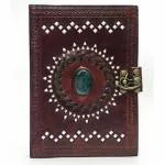 pranjals house Brown Leather Handcrafted Diary 100 Pages