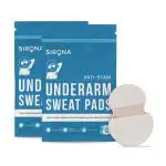 Sirona Under Arm Sweat Pads for Men and Women - 24 Pads (2 Pack - 12 Pads Each)
