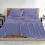 SLEEPINO - 100% Egyptian Cotton Fitted Bedsheet - 3 Pcs. Elastic Fitted Bedsheet Set Include 1 Fitted Sheet (60