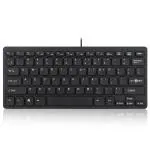 Enter Typist Mini USB wired slim mini Laptop Keyboard (Black)