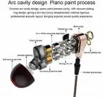 MIFKRT Dual Driver Wired Headset With Mic , Black