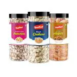 YUM YUM Cashew, Pistachios & Figs-Dry Fruits Combo Kaju, Pista & Anjeer 750g (Pack of 3 x 250g)