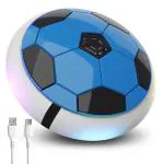 BUMTUM Hover Ball for kids| Hover Football Indoor Electric Floating Hoverball Soccer |C-Type USB Rechargeable Battery Powered| Air Football Smart | Toy for Boys and Kids (Blue)