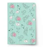 FACTOR NOTES (FN2015) The Pastel Mint Roses Dot Grid 100 GSM A5 144 Pages Notebook