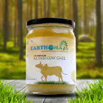 Earthomaya A2 Cow Ghee - 1L| Danedar Ghee| Best in Rajasthan | Curd-Churned | Pure, Natural, Healthy | Grass-fed Cultured Ghee|