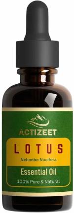 ACTIZEET Lotus Essential Oil Promotes Clear Skin, Healthy Hair (15 ml)