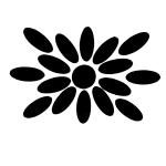 Comet Busters Handcrafted Black Oval Velvet Bindis (BIN1881) (13 mm) Pack of 1