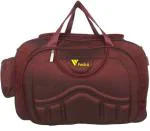 FEDRA Red Polyester Strolley Duffel Bag - 45 L