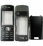 Imbi Black Plastic Full Panel For Nokia E50