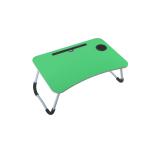 KUBIC Smart Standard Multi-Purpose Laptop Table with Dock Stand/Study Table/Bed Table/Foldable and Portable/Ergonomic & Rounded Edges/Non-Slip Legs/Engineered Wood with Cup Holder