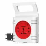 Fybros International 2 Pin Sockets With Heavy Duty Extention Cable With Indicator 5 Meter( Multicolor-Product color may vary)